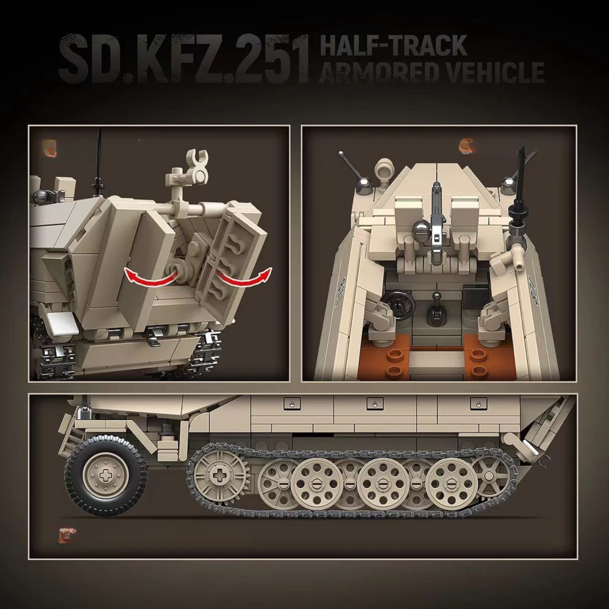 Sd.Kfz.251 (Tan) | 714 PCS